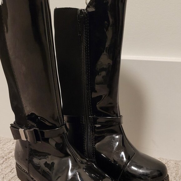 Toddler Girls Patent Leather Rainboots Size 7 & 8 Children's Place - Picture 5 of 6
